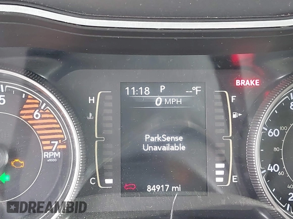 2019 Jeep Cherokee Latitude Plus with VIN 1C4PJLLN4KD119783, listed as a IAAI auction lot 41223282 with 84,917 mi miles. Bid and sale history available at carsss.com. Image 15.