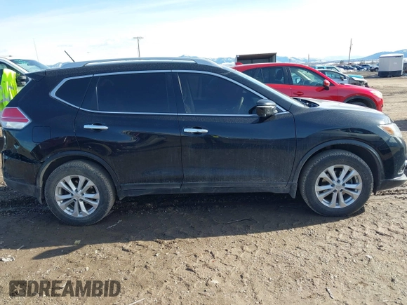 2015 Nissan Rogue SL with VIN 5N1AT2MV6FC834127, listed as a IAAI auction lot 41686500 with 156,810 mi miles and . Bid and sale history available at carsss.com. Image 13.