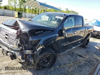 2019 Nissan Titan SV with VIN 1N6AA1E51KN514146, listed as a Copart auction lot 52522595 with 81,166 mi miles and Salvage title. Bid and sale history available at DreamBid. Image 1.