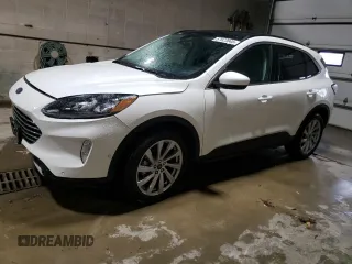 2022 Ford Escape Titanium Hybrid z VIN 1FMCU9DZ3NUA92005, wystawiony jako Copart lot #57623645 z przebiegiem 38 756 mil mil oraz Szkoda całkowita • Salvage title. Historia ofert i sprzedaży dostępna na DreamBid. Obrazek 1.