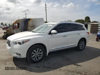 2014 Infiniti QX60 with VIN 5N1AL0MM9EC515024, listed as a Copart auction lot 46598075 with 138,564 mi miles and Clean Title. Bid and sale history available at carsss.com. Image 1.