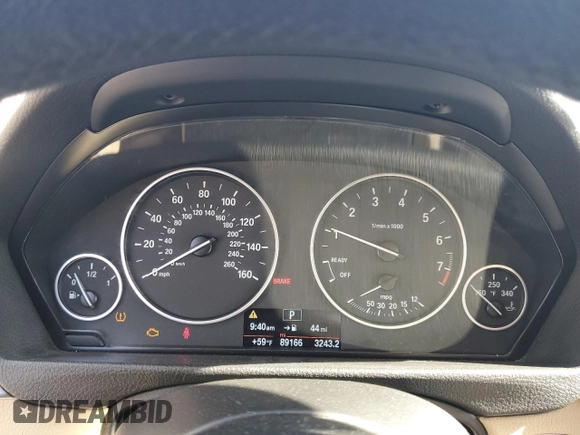 2014 BMW 3 Series 320i xDrive with VIN WBA3C3G53ENS71794, listed as a Copart auction lot 49532475 with 89,166 mi miles and Clean Title. Bid and sale history available at DreamBid. Image 9.