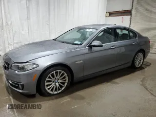 2015 BMW 5 Series 528i xDrive with VIN WBA5A7C55FD625236, listed as a Copart auction lot 61617195 with 155,988 mi miles and Salvage title. Bid and sale history available at DreamBid. Image 1.