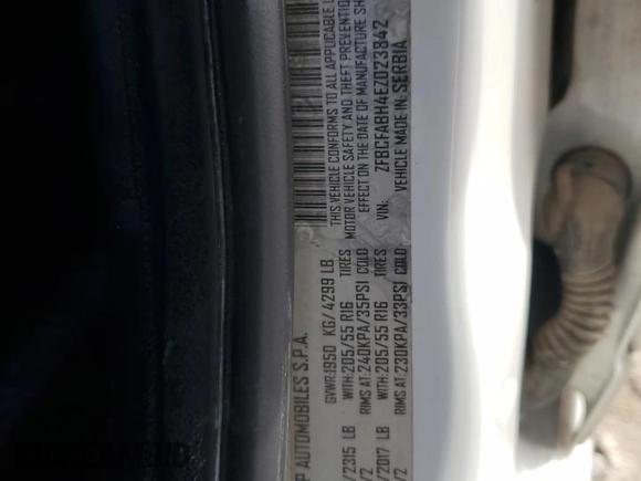 2014 FIAT 500L Easy with VIN ZFBCFABH4EZ023842, listed as a Copart auction lot 42232865 with 122,287 mi miles and Clean Title. Bid and sale history available at carsss.com. Image 13.