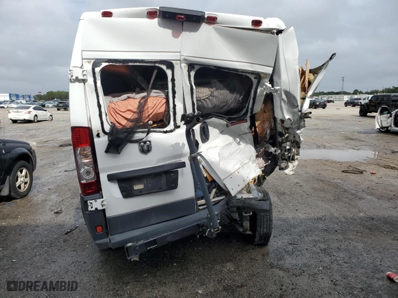 2018 Ram ProMaster Cargo Van with VIN 3C6TRVBG1JE132484, listed as a Copart auction lot 79407374 with 103,746 mi miles and Non Repairable. Bid and sale history available at carsss.com. Image 6.