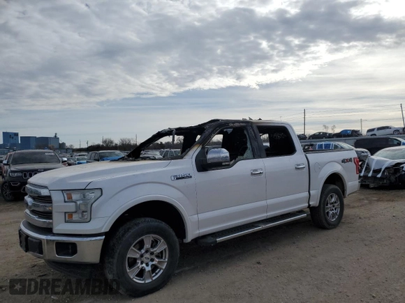 2017 Ford F-150 XL with VIN 1FTEW1EF2HKD48454, listed as a Copart auction lot 43140355 with 0 mi miles and Salvage Title. Bid and sale history available at carsss.com. Image 1.