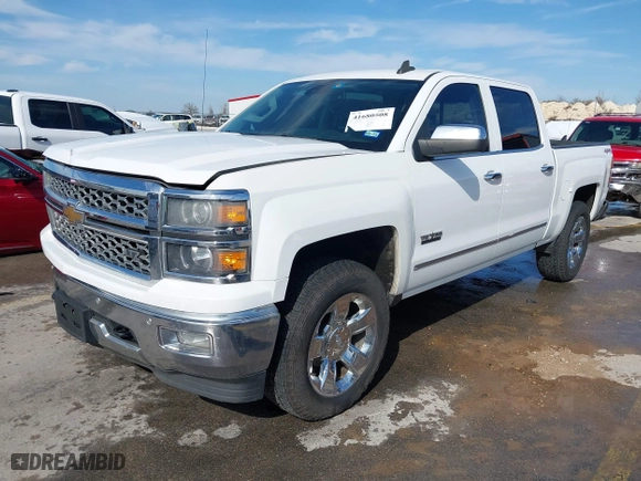 2015 Chevrolet Silverado 1500 LTZ with VIN 3GCUKSEC6FG435135, listed as a IAAI auction lot 41680508 with 207,386 mi miles. Bid and sale history available at carsss.com. Image 2.