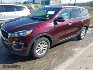 2016 Kia Sorento LX with VIN 5XYPG4A3XGG133119, listed as a IAAI auction lot 41844749 with 68,957 mi miles. Bid and sale history available at carsss.com. Image 2.