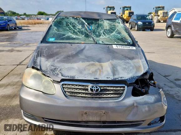 2006 Toyota Corolla CE with VIN 1NXBR32E46Z618430, listed as a Copart auction lot 61494625 with 230,054 mi miles and Non repairable. Bid and sale history available at DreamBid. Image 5.