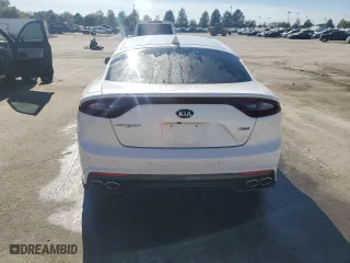 2019 Kia Stinger with VIN KNAE15LA5K6051365, listed as a Copart auction lot 74068034 with 106,590 mi miles and Salvage Title. Bid and sale history available at carsss.com. Image 6.