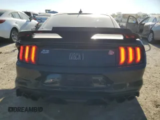 2022 Ford Mustang Mach 1 with VIN 1FA6P8R08N5555446, listed as a Copart auction lot 53300445 with 66,139 mi miles and Salvage title. Bid and sale history available at DreamBid. Image 6.