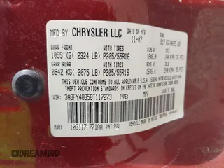 2008 Chrysler PT Cruiser with VIN 3A8FY48B58T117273, listed as a IAAI auction lot 41922849 with 145,700 mi miles. Bid and sale history available at carsss.com. Image 9.