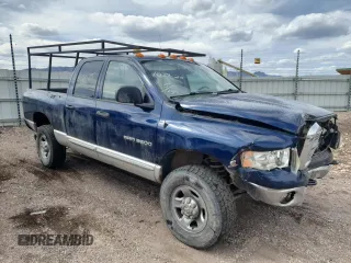 2005 Dodge 3500 SLT with VIN 3D7LS38C15G793874, listed as a Copart auction lot 52430205 with Not Provided miles and Salvage Title. Bid and sale history available at carsss.com. Image 4.