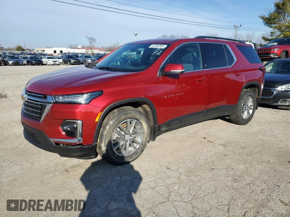 2023 Chevrolet Traverse LT Cloth with VIN 1GNEVGKW6PJ147694, listed as a Copart auction lot 44788295 with 43,415 mi miles and Salvage Title. Bid and sale history available at carsss.com. Image 1.