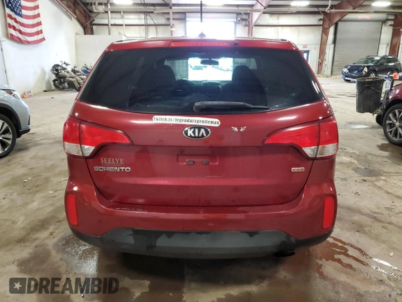 2015 Kia Sorento LX with VIN 5XYKTCA61FG643335, listed as a Copart auction lot 79863484 with 96,152 mi miles and Clean Title. Bid and sale history available at carsss.com. Image 6.
