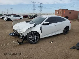 2021 Honda Civic Sport with VIN 2HGFC2F86MH543947, listed as a Copart auction lot 49189245 with Not Provided miles and Salvage Title. Bid and sale history available at DreamBid. Image 1.