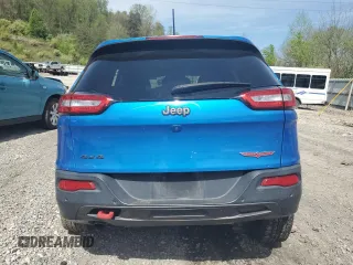 2018 Jeep Cherokee Trailhawk with VIN 1C4PJMBB4JD502876, listed as a Copart auction lot 54235325 with 87,635 mi miles and Salvage title. Bid and sale history available at DreamBid. Image 6.