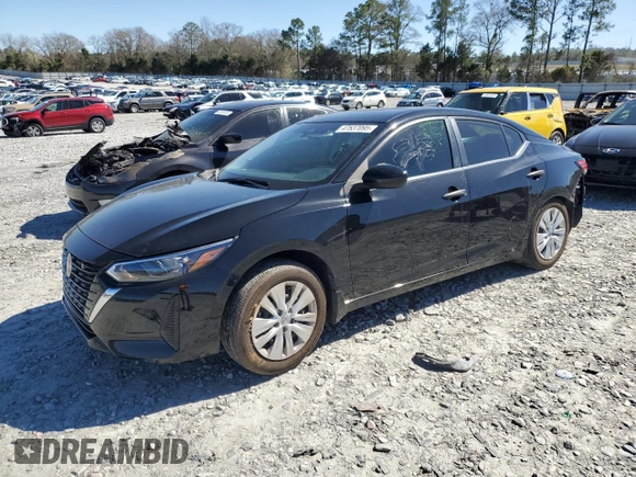 2024 Nissan Sentra S z VIN 3N1AB8BV9RY206493, wystawiony jako Copart lot #47537095 z przebiegiem 33 480 mil mil oraz Szkoda całkowita • Salvage title. Historia ofert i sprzedaży dostępna na DreamBid. Obrazek 1.