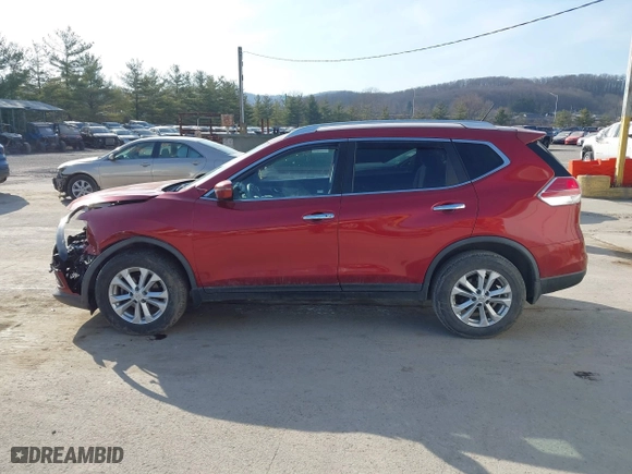 2016 Nissan Rogue S with VIN KNMAT2MV7GP628149, listed as a IAAI auction lot 41774820 with 83,104 mi miles. Bid and sale history available at carsss.com. Image 14.