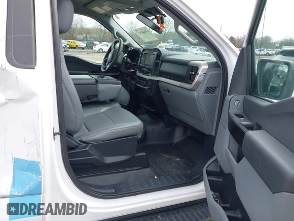 2021 Ford F-150 XL with VIN 1FTMF1EB8MKD78836, listed as a IAAI auction lot 41960797 with 57,461 mi miles. Bid and sale history available at carsss.com. Image 5.