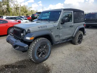 2022 Jeep Wrangler Sport S with VIN 1C4GJXAG2NW195751, listed as a Copart auction lot 44842615 with 42,289 mi miles and Salvage title. Bid and sale history available at DreamBid. Image 1.
