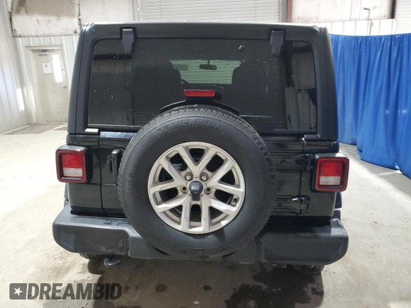 2023 Jeep Wrangler Sport S with VIN 1C4HJXDN6PW702300, listed as a Copart auction lot 48581595 with 41,857 mi miles and Clean Title. Bid and sale history available at DreamBid. Image 6.