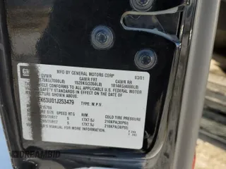 2001 GMC Yukon Denali с VIN 1GKEK63U01J253479, выставлен на аукционе Copart как лот 83272054 с пробегом 217 364 миль миль и Чистый • Clean title. История ставок и продаж доступна на DreamBid. Изображение 13.
