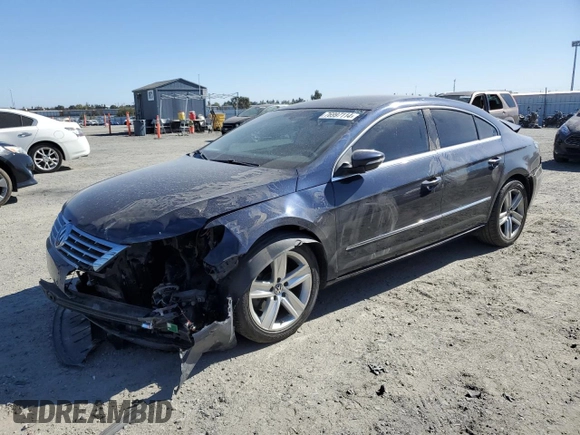 2014 Volkswagen CC Sport with VIN WVWBP7AN1EE506177, listed as a Copart auction lot 76997114 with 117,039 mi miles and Salvage Title. Bid and sale history available at carsss.com. Image 1.