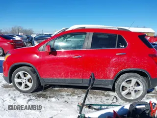 2016 Chevrolet Trax LTZ with VIN KL7CJRSB3GB569465, listed as a IAAI auction lot 41271637 with 152,503 mi miles. Bid and sale history available at carsss.com. Image 14.
