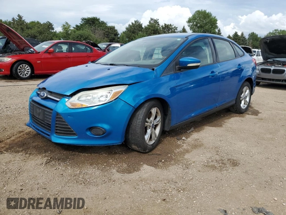 2013 Ford Focus SE with VIN 1FADP3F23DL208259, listed as a Copart auction lot 62009465 with 218,363 mi miles and Salvage title. Bid and sale history available at DreamBid. Image 1.