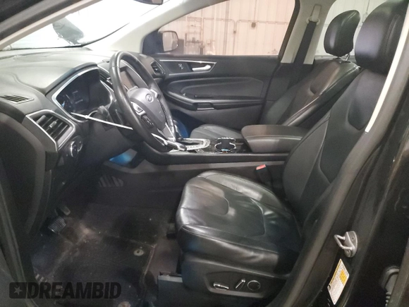 2015 Ford Edge Titanium with VIN 2FMTK4K82FBC34158, listed as a Copart auction lot 44114675 with 146,139 mi miles and Salvage Title. Bid and sale history available at carsss.com. Image 7.