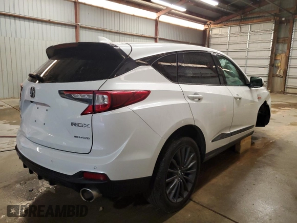 2022 Acura RDX PMC Edition with VIN 5J8TC2H86NL012008, listed as a Copart auction lot 54773634 with 7,601 mi miles. Bid and sale history available at carsss.com. Image 3.