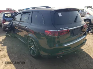 2022 Mercedes-Benz GLS 450 with VIN 4JGFF5KE9NA638243, listed as a Copart auction lot 69965734 with Not Provided miles and Salvage Title. Bid and sale history available at DreamBid. Image 2.