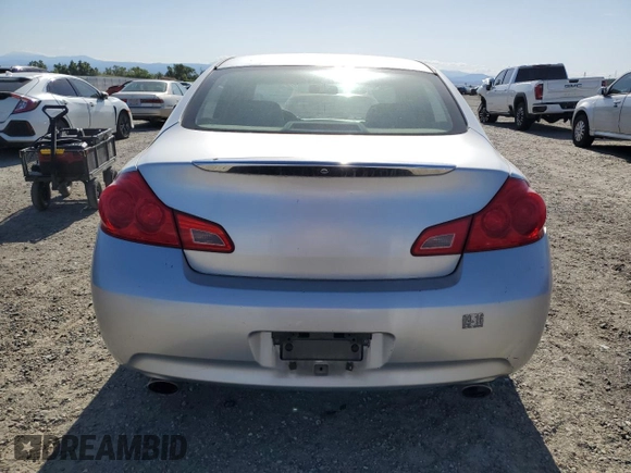2007 Infiniti G35 Journey with VIN JNKBV61E47M704792, listed as a Copart auction lot 57452365 with Not Provided miles and Clean Title. Bid and sale history available at DreamBid. Image 6.