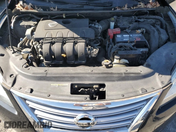 2013 Nissan Sentra SV with VIN 1N4AB7AP5DN904265, listed as a Copart auction lot 50575225 with 135,235 mi miles and Salvage Title. Bid and sale history available at DreamBid. Image 11.