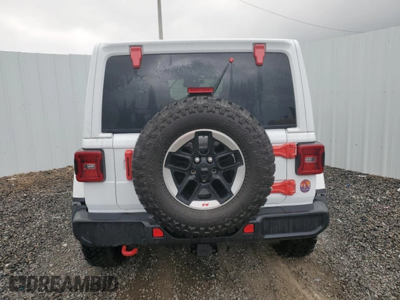 2021 Jeep Wrangler Unlimited Rubicon with VIN 1C4HJXFG9MW730828, listed as a Copart auction lot 45523055 with Not Provided miles and Clean Title. Bid and sale history available at DreamBid. Image 6.