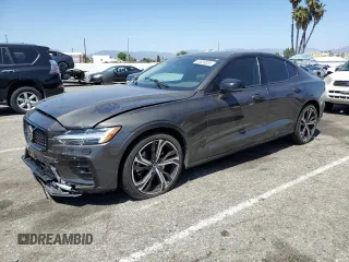 2024 Volvo S60 Core Dark Theme with VIN 7JRL12FK1RG322523, listed as a Copart auction lot 55859035 with 41,896 mi miles and Salvage title. Bid and sale history available at DreamBid. Image 1.