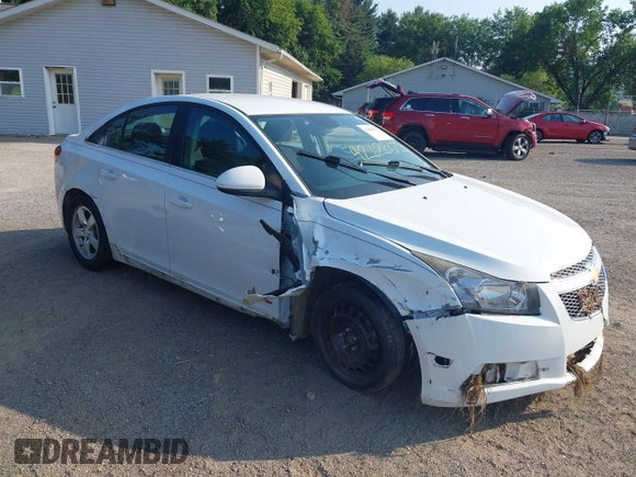 2014 Chevrolet Cruze 1LT with VIN 1G1PC5SB4E7481461, listed as a IAAI auction lot 42628673 with 164,689 mi miles and . Bid and sale history available at DreamBid. Image 1.