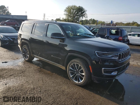 2022 Jeep Wagoneer Series III with VIN 1C4SJUDT1NS146260, listed as a Copart auction lot 78873144 with 16,358 mi miles and Salvage title. Bid and sale history available at DreamBid. Image 4.