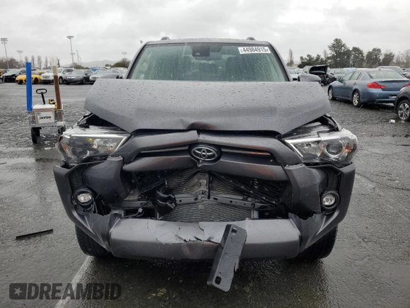 2023 Toyota 4Runner SR5 with VIN JTEMU5JR4P6100122, listed as a Copart auction lot 44984915 with 23,588 mi miles and Salvage title. Bid and sale history available at DreamBid. Image 5.