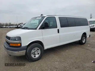 2016 Chevrolet Express Passenger LT z VIN 1GAZGPFF9G1311706, wystawiony jako Copart lot #84155094 z przebiegiem 312 498 mil mil oraz Czysty tytuł • Clean title. Historia ofert i sprzedaży dostępna na DreamBid. Obrazek 1.