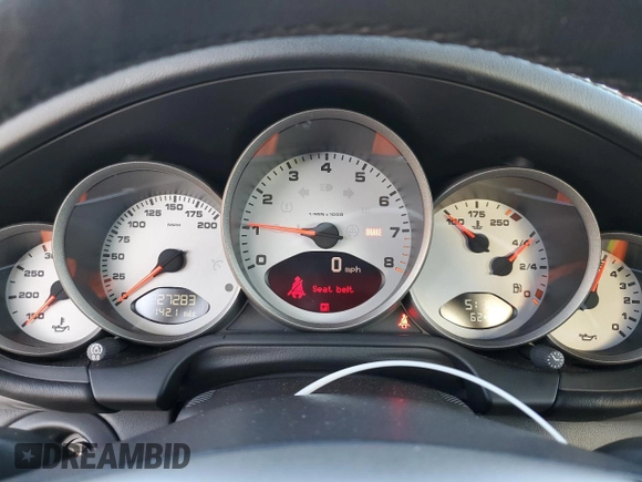 2007 Porsche 911 Carrera S with VIN WP0CB29917S776849, listed as a Copart auction lot 51169625 with 27,283 mi miles and Salvage Title. Bid and sale history available at DreamBid. Image 9.