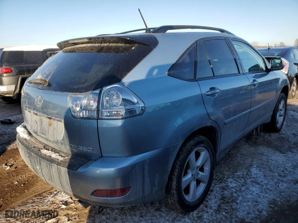 2007 Lexus RX 350 with VIN 2T2HK31U17C005669, listed as a Copart auction lot 46189655 with 172,489 mi miles and Salvage Title. Bid and sale history available at carsss.com. Image 3.