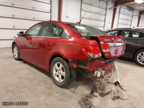 2012 Chevrolet Cruze LT w/1LT with VIN 1G1PF5SC9C7342097, listed as a IAAI auction lot 41905537 with 171,402 mi miles. Bid and sale history available at carsss.com. Image 3.