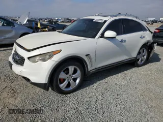 2011 Infiniti FX with VIN JN8AS1MW6BM730742, listed as a Copart auction lot 63006515 with 158,414 mi miles and Salvage title. Bid and sale history available at DreamBid. Image 1.