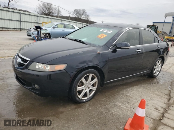 2004 Acura TSX with VIN JH4CL96814C011551, listed as a Copart auction lot 45917975 with 289,921 mi miles and Salvage Title. Bid and sale history available at carsss.com. Image 1.