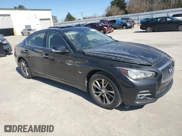 2017 Infiniti Q50 Signature Edition z VIN JN1EV7ARXHM838119, wystawiony jako Copart lot #46997865 z przebiegiem 71 360 mil mil oraz Szkoda całkowita • Salvage title. Historia ofert i sprzedaży dostępna na DreamBid. Obrazek 4.