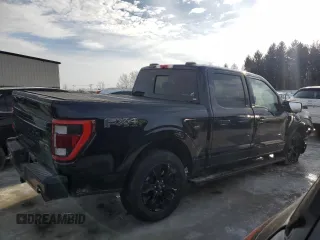 2023 Ford F-150 XL with VIN 1FTFW1ED4PFA07566, listed as a Copart auction lot 46363505 with 23,591 mi miles and Salvage Title. Bid and sale history available at carsss.com. Image 3.