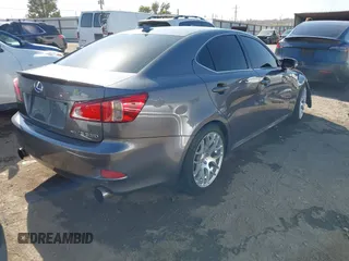 2012 Lexus IS 350 with VIN JTHCE5C22C5002587, listed as a IAAI auction lot 40698147 with 145,928 mi miles and . Bid and sale history available at DreamBid. Image 4.