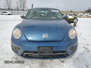 2017 Volkswagen Beetle 1.8T SE with VIN 3VWJ17AT4HM613635, listed as a Copart auction lot 46137025 with 40,494 mi miles and Salvage Title. Bid and sale history available at carsss.com. Image 5.
